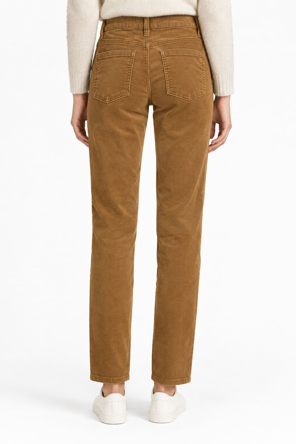 Pantalon chino à jambe droite pour femme CARRELI JEANS