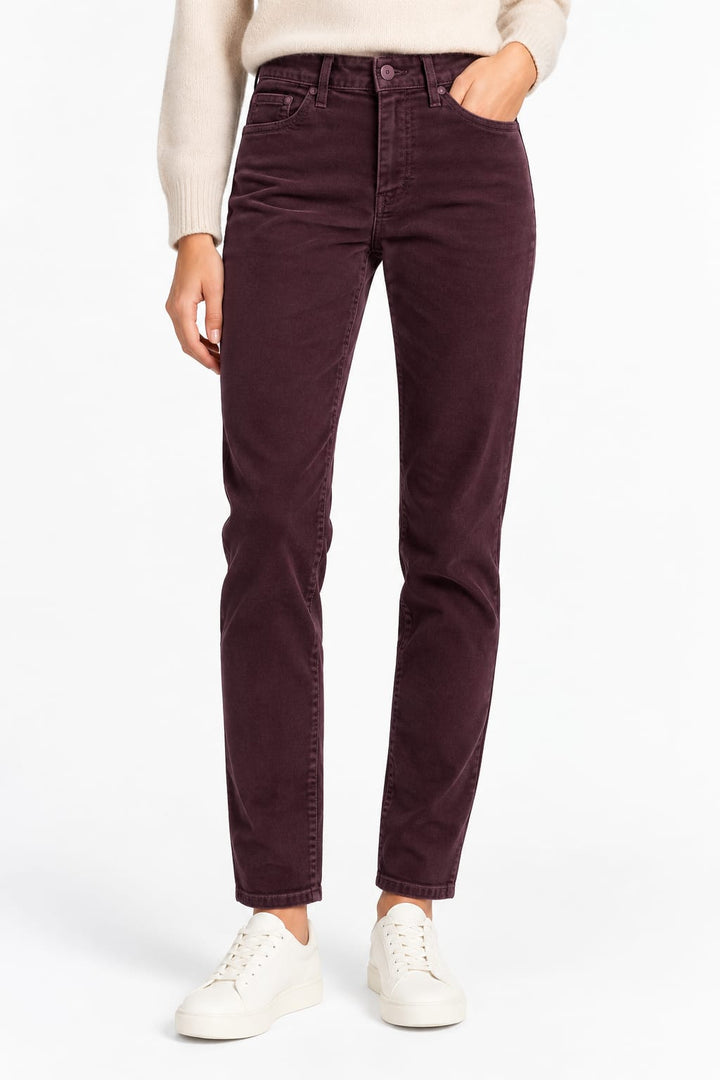 Pantalon chino à jambe droite pour femme CARRELI JEANS