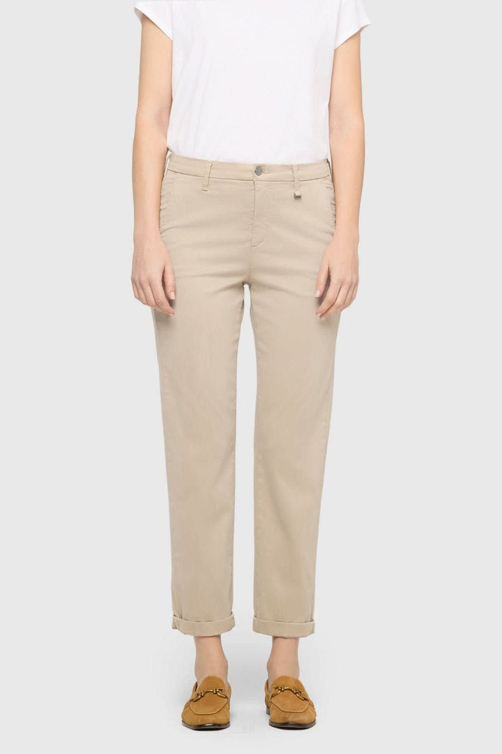 Pantalon chino slim à jambe étroite pour femme Mac Jeans