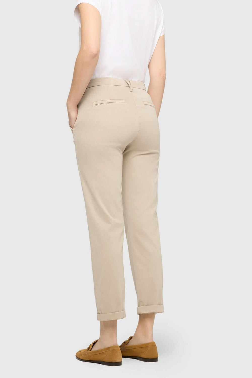 Pantalon chino slim à jambe étroite pour femme Mac Jeans