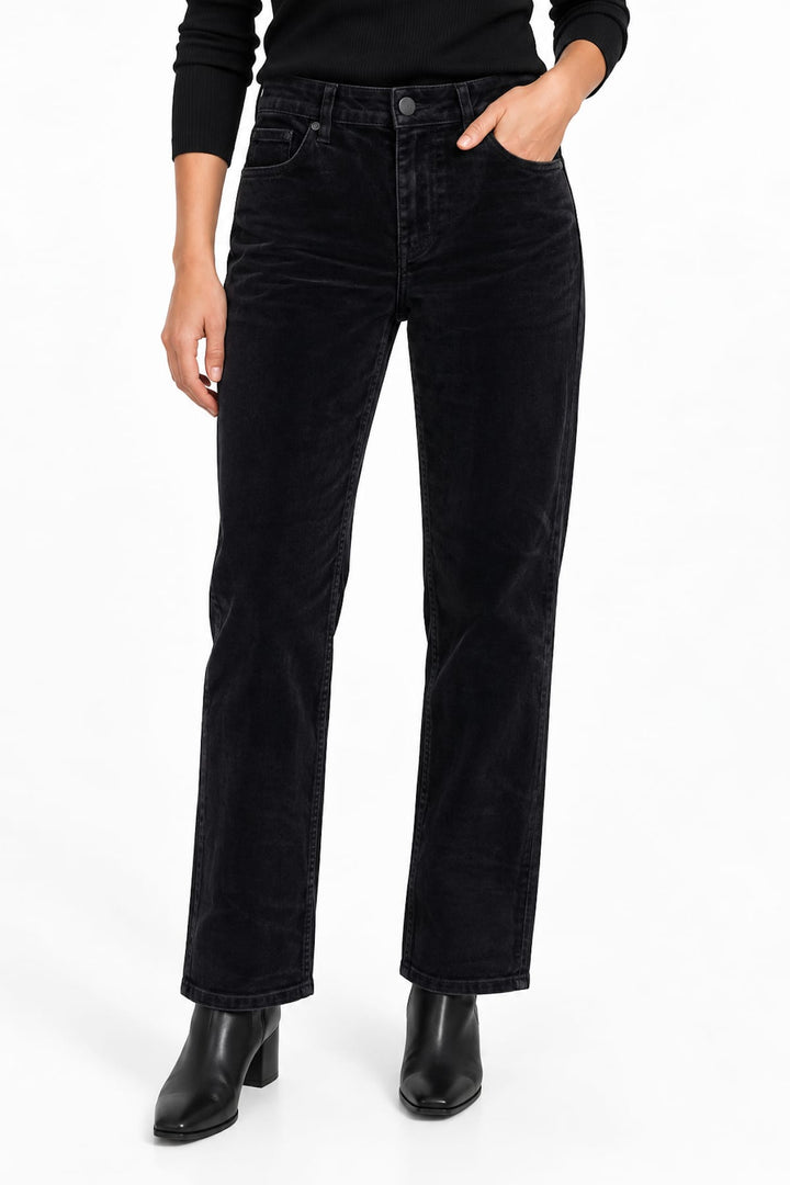 Pantalon droit en velours pour femme CARRELI JEANS