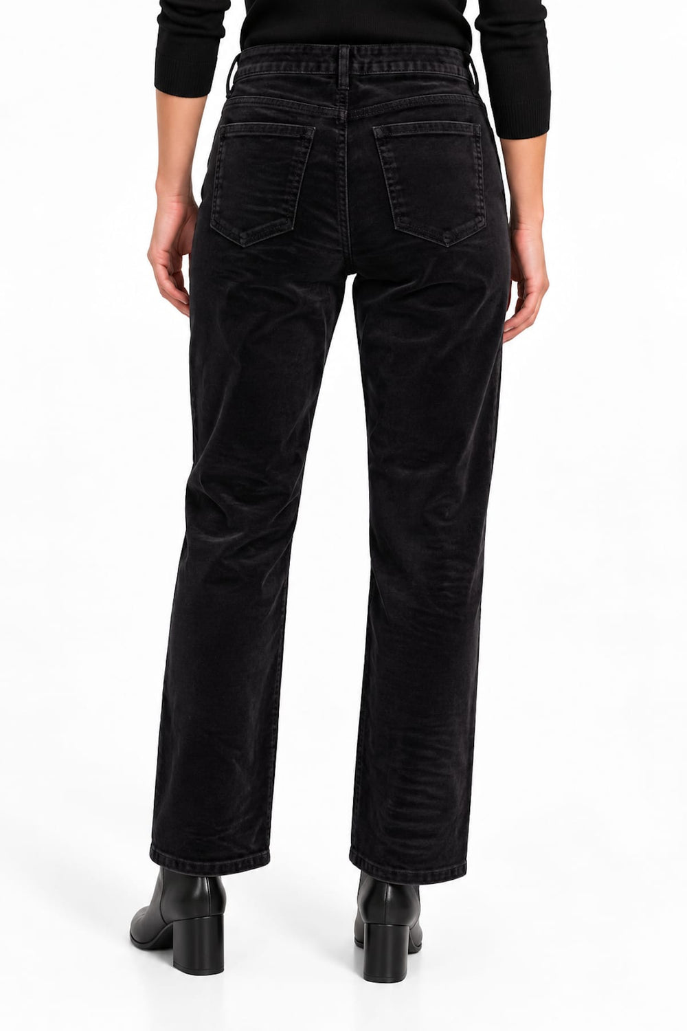 Pantalon droit en velours pour femme CARRELI JEANS