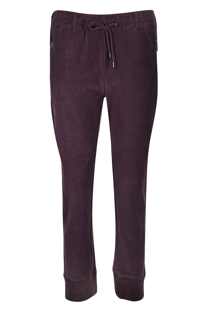 Pantalon en velours côtelé à taille ajustable pour femme kennys