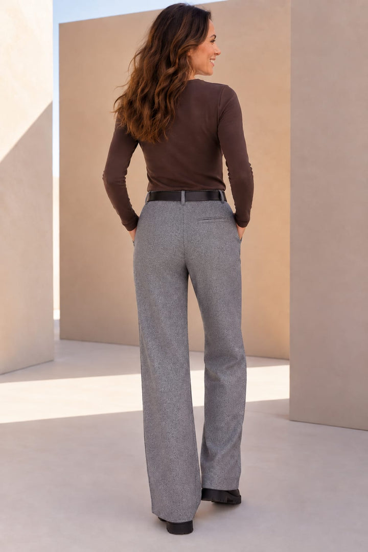 Pantalon habillé à jambe large pour femme kennys