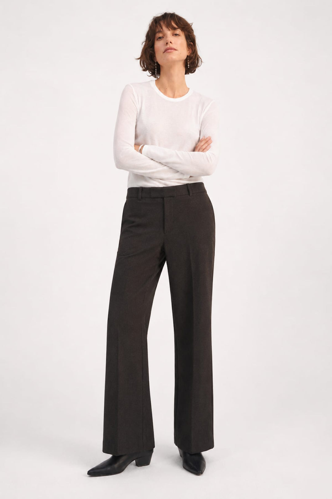 Pantalon habillé Celleste à jambe évasée pour femme Part Two
