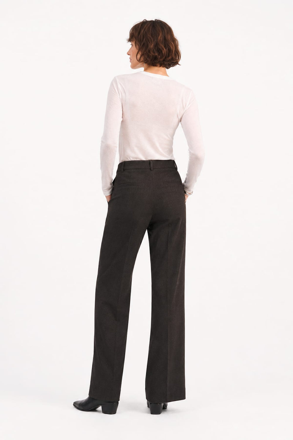 Pantalon habillé Celleste à jambe évasée pour femme Part Two