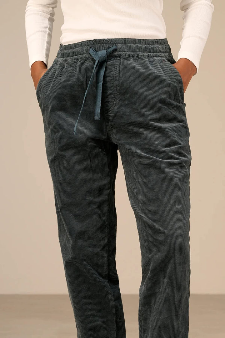 Pantalon jogging en velours côtelé pour femme Nile