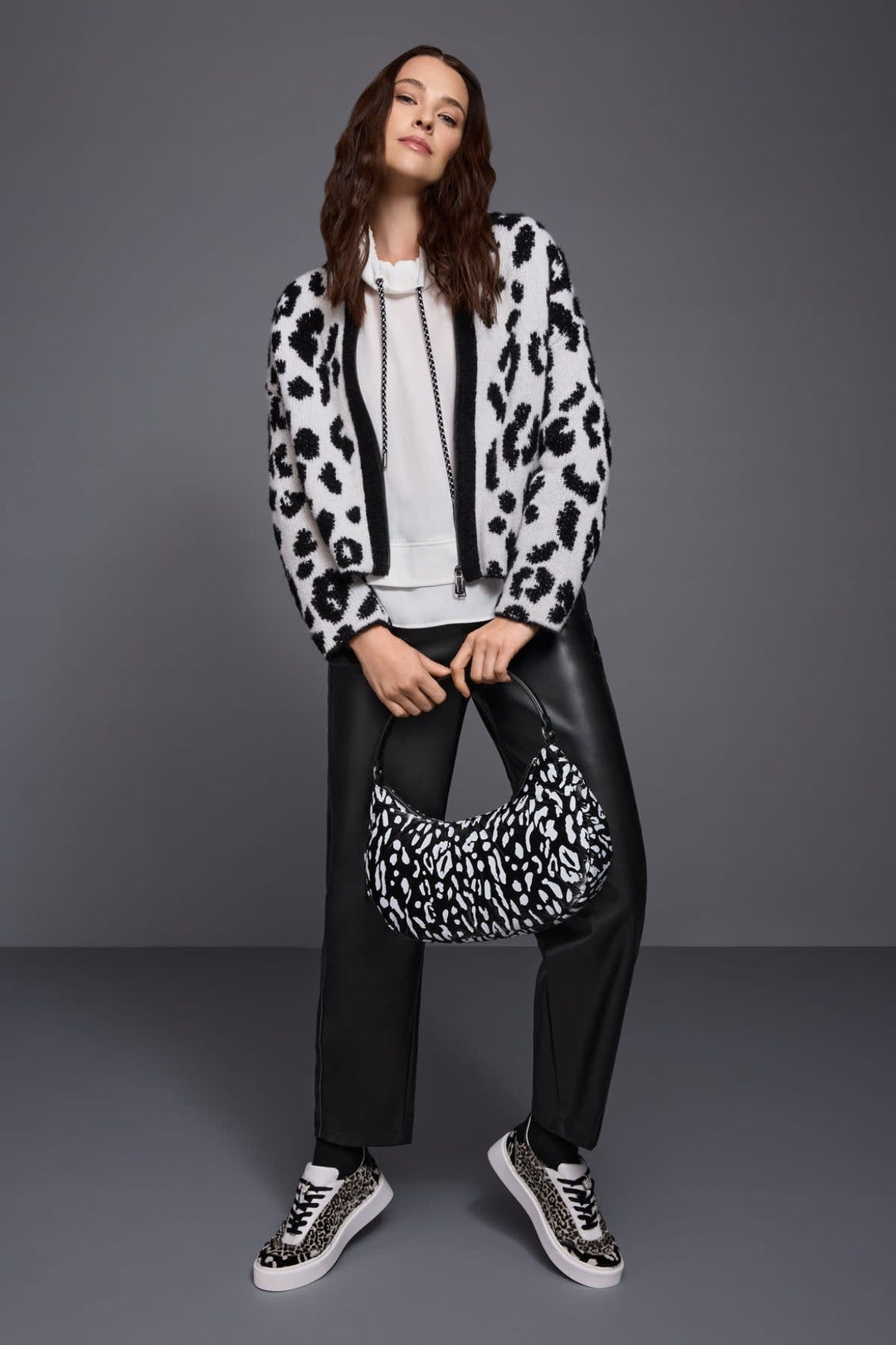 Pantalon RUMA en simili-cuir pour femme Marc Cain
