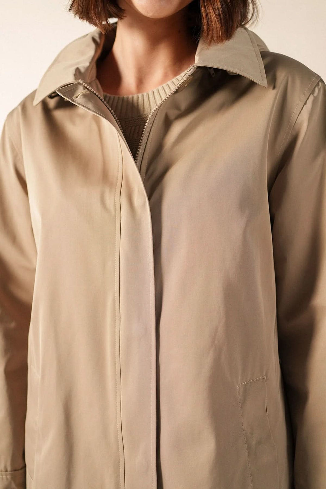 STE SOPHIA waterproof parka with removable hood for women by Saint James