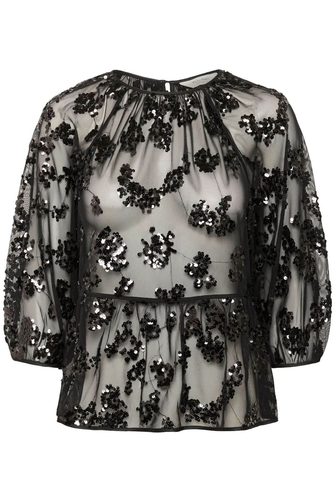 Vivan blouse with floral sequins