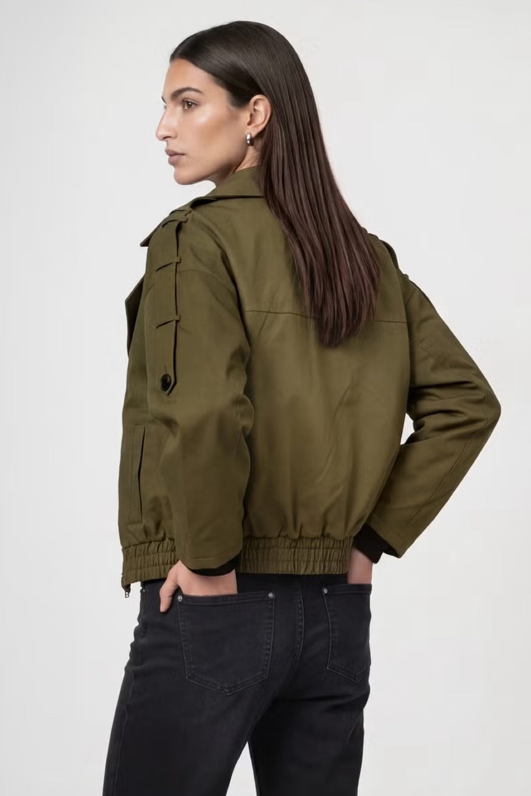Veste surdimensionnée matelassée