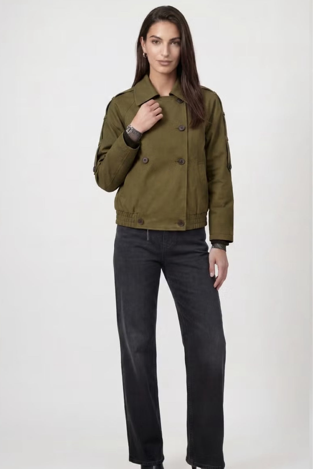 Veste surdimensionnée matelassée