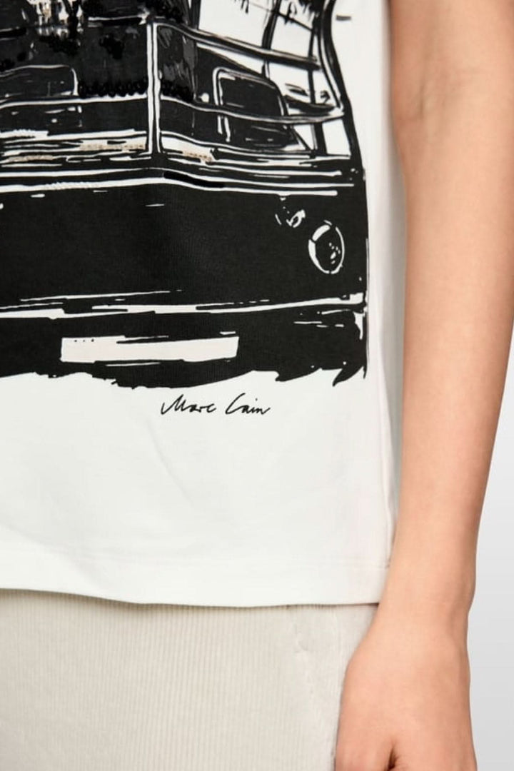 T-shirt with panther print