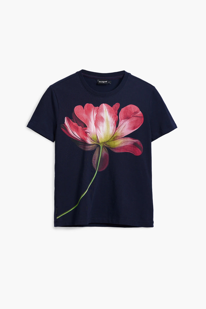 Flower print t-shirt