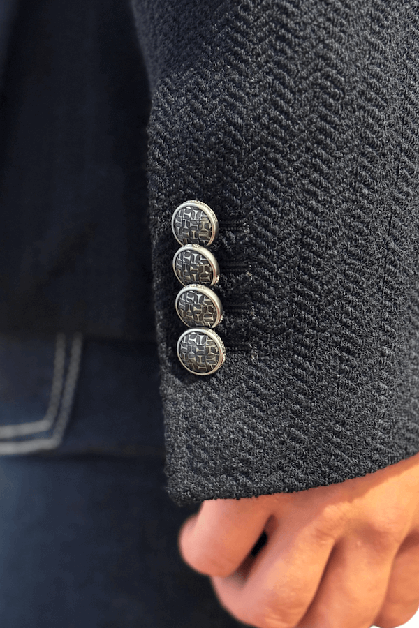 Textured wool blazer