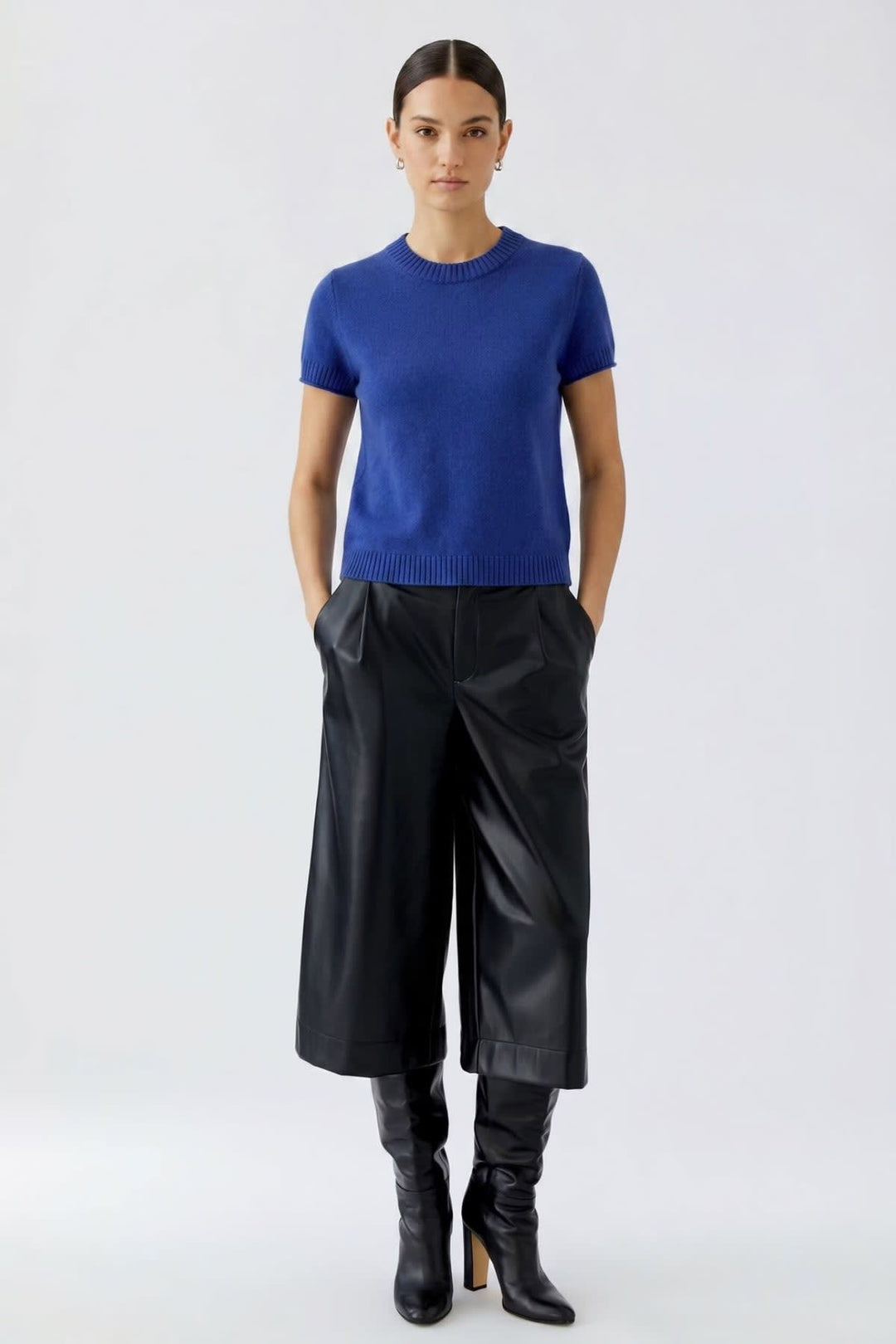 Pull à manches courtes pour femme Oui