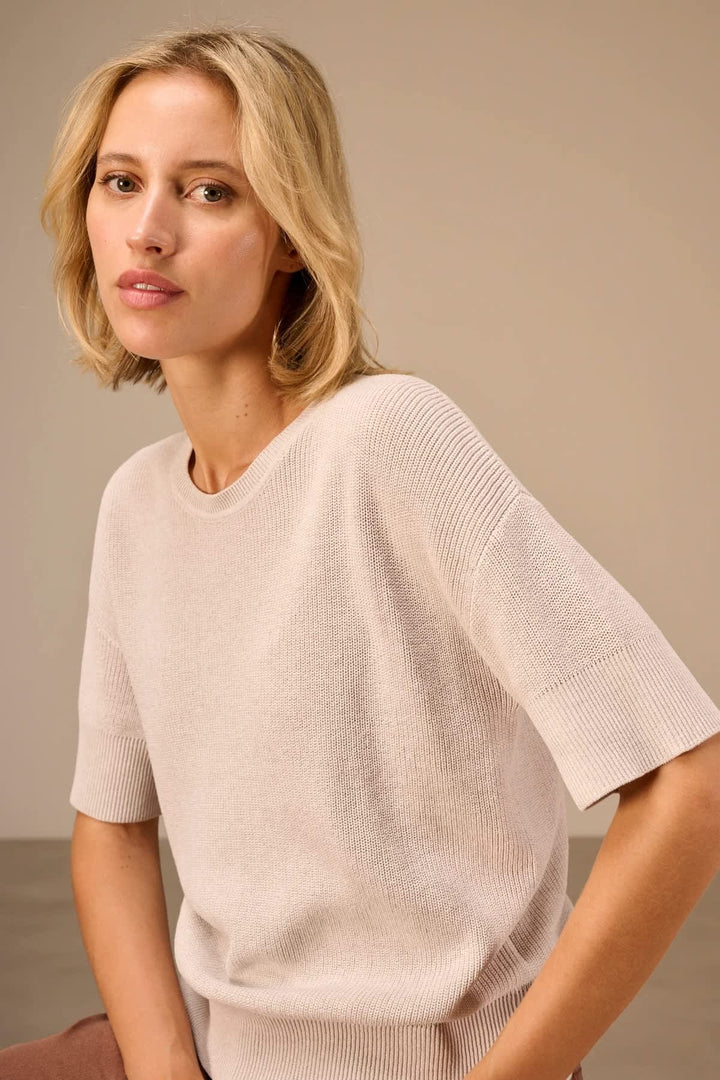 Pull à manches courtes pour femme Nile