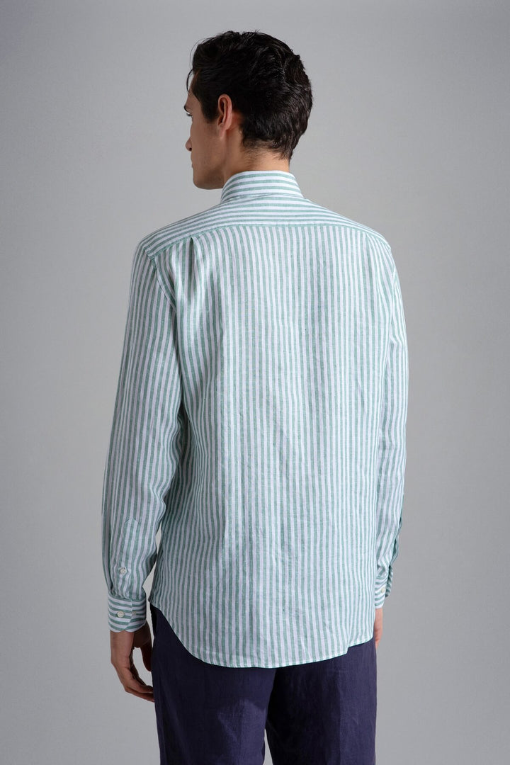 Linen striped shirt