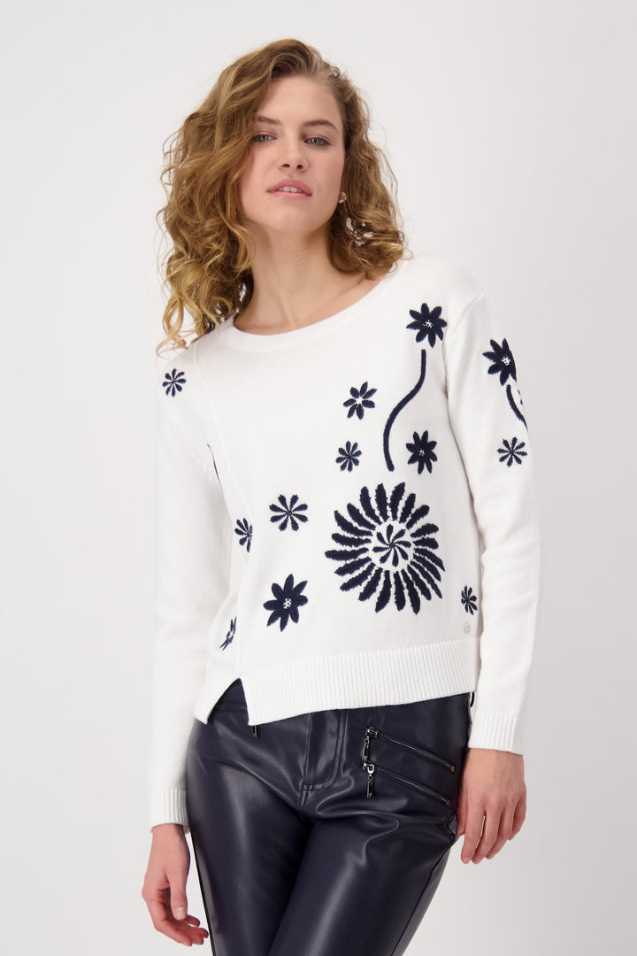 Sweater with embroidery