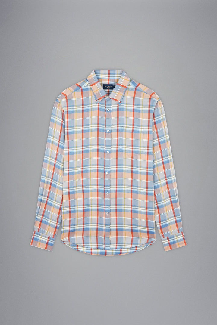 Multicolored checked shirt