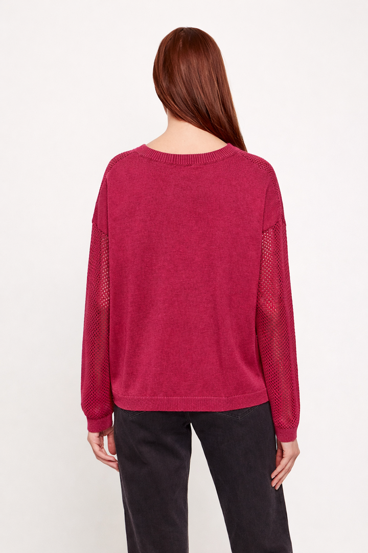 Liu Jo Sport openwork knit sweater