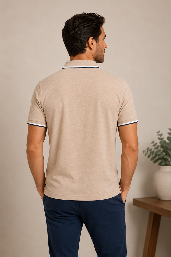 Italian cotton polo shirt