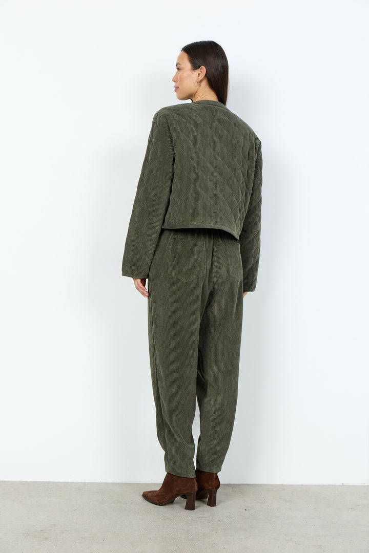 Manteau Bindi court en velours côtelé
