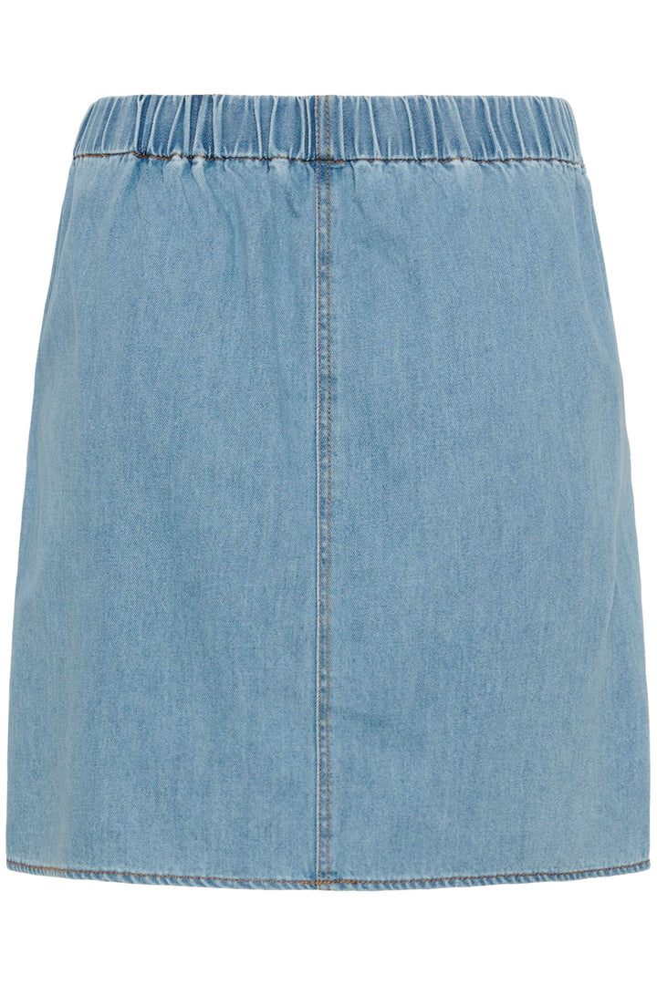 Jupe courte Glenn en denim léger
