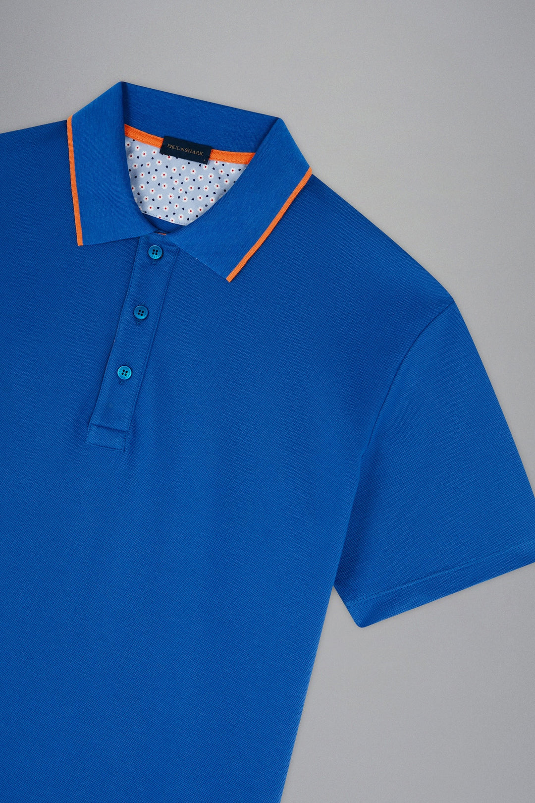 Polo shirt with orange details