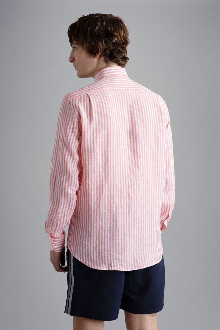 Linen striped shirt