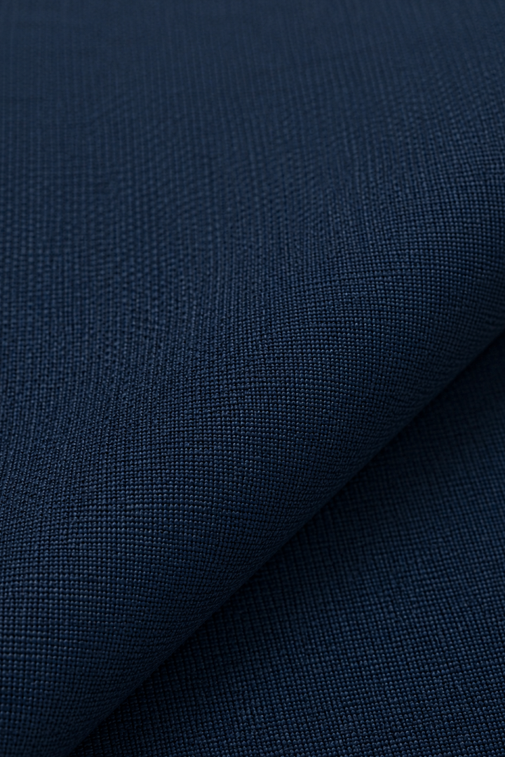 Textured suit made of stretch wool