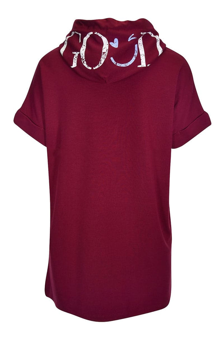 Robe courte à capuchon pour femme kennys
