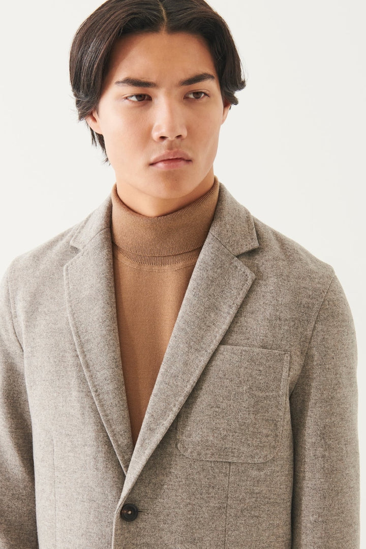 Two-button wool blazer