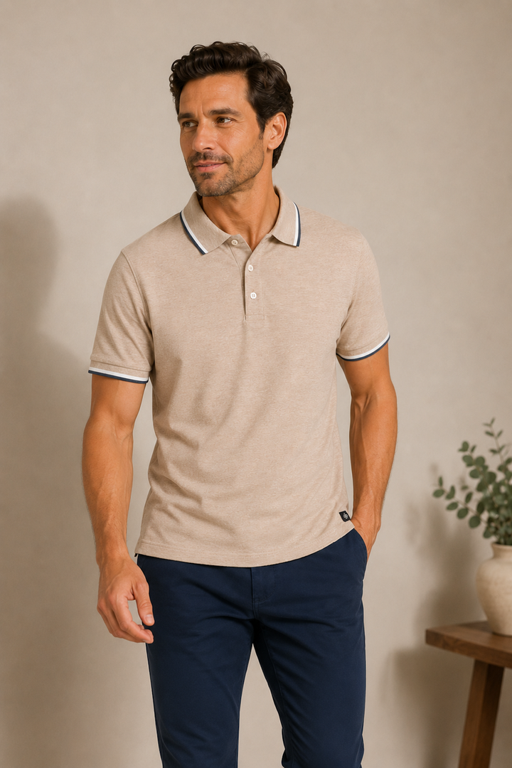 Italian cotton polo shirt