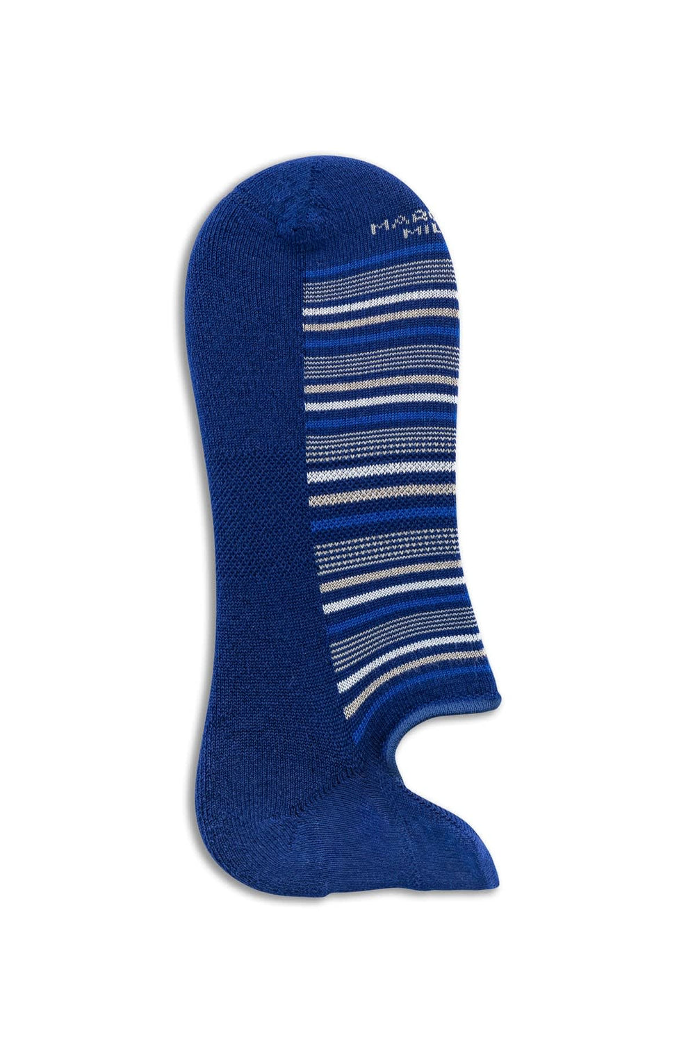 Vue de côté socquettes à rayures Marcoliani pour homme multicolores - Valérie Simon