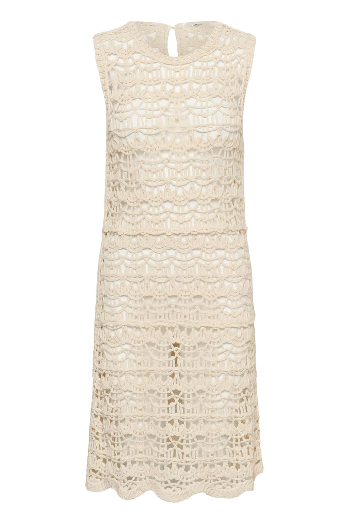 Nete Openwork Crochet Dress