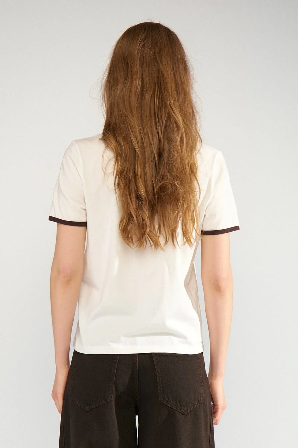 Women's Numph dog print T-shirt, front view
