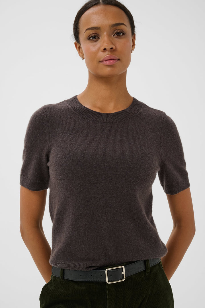 T-shirt en tricot à manches courtes Everlotta pour femme Part Two