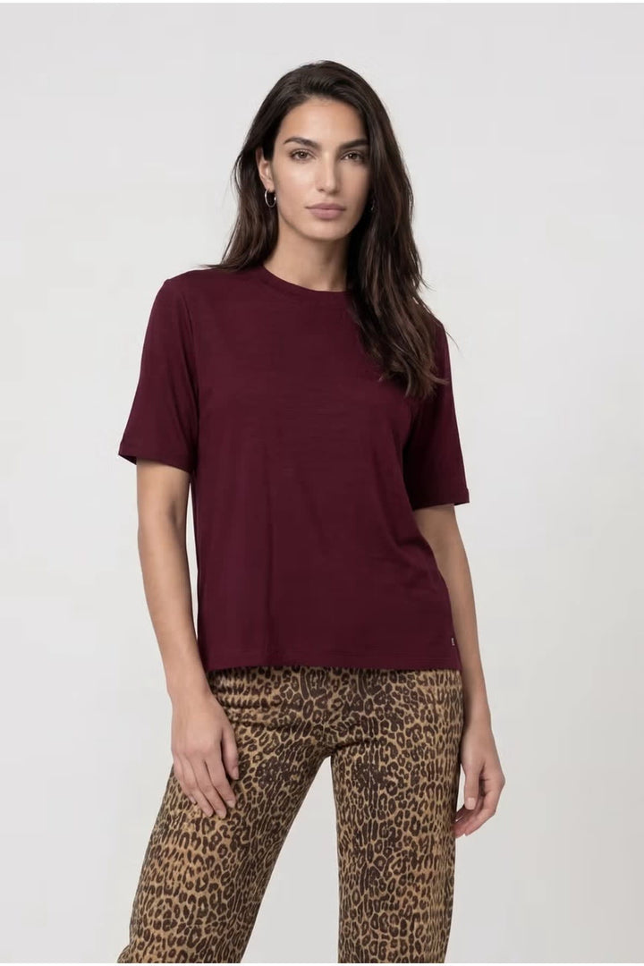 T-shirt fluide à manches courtes pour femme Monari