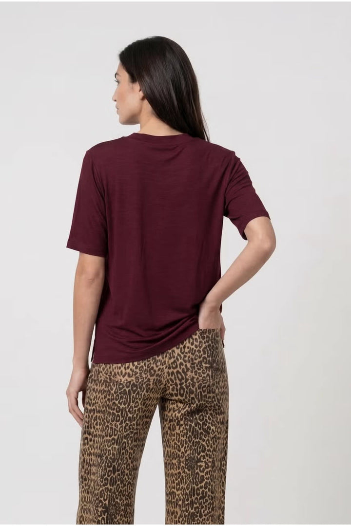 T-shirt fluide à manches courtes pour femme Monari