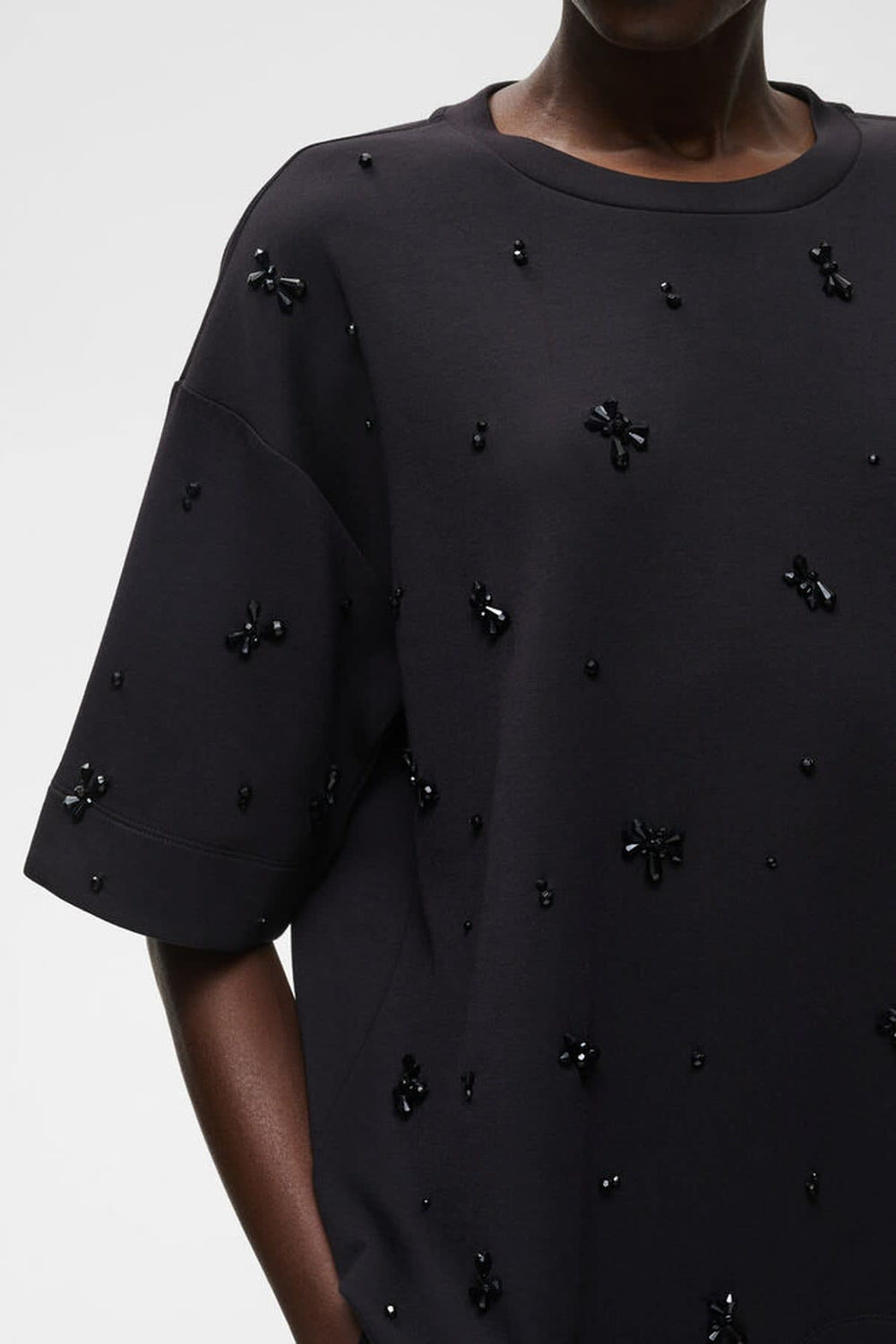 Women's pearl- and crystal-embellished T-shirt Inwear