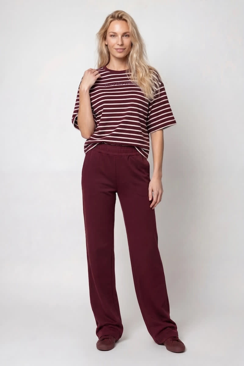 T-shirt rayé à manches courtes pour femme Monari