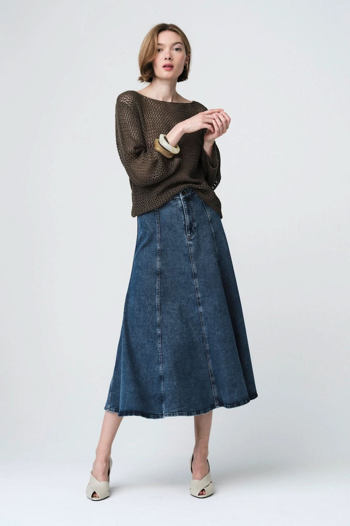 Chandail en maille ajourée