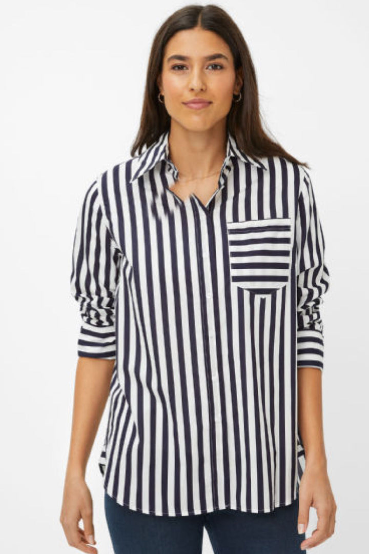 VIKI Striped Blouse