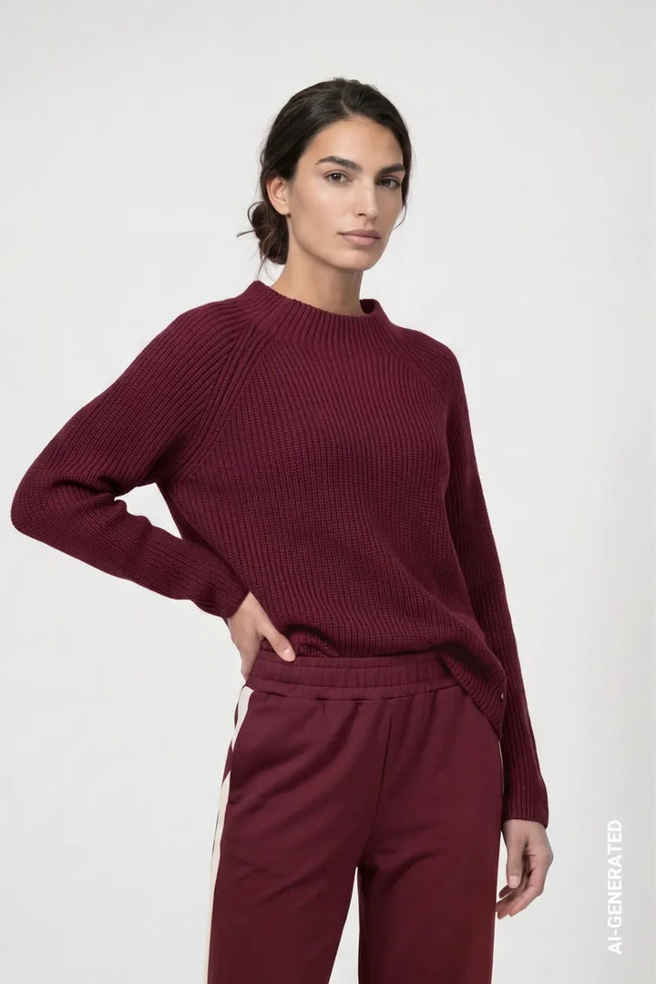 Tricot à col montant pour femme Monari