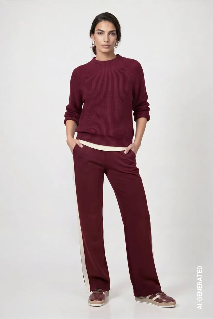 Tricot à col montant pour femme Monari