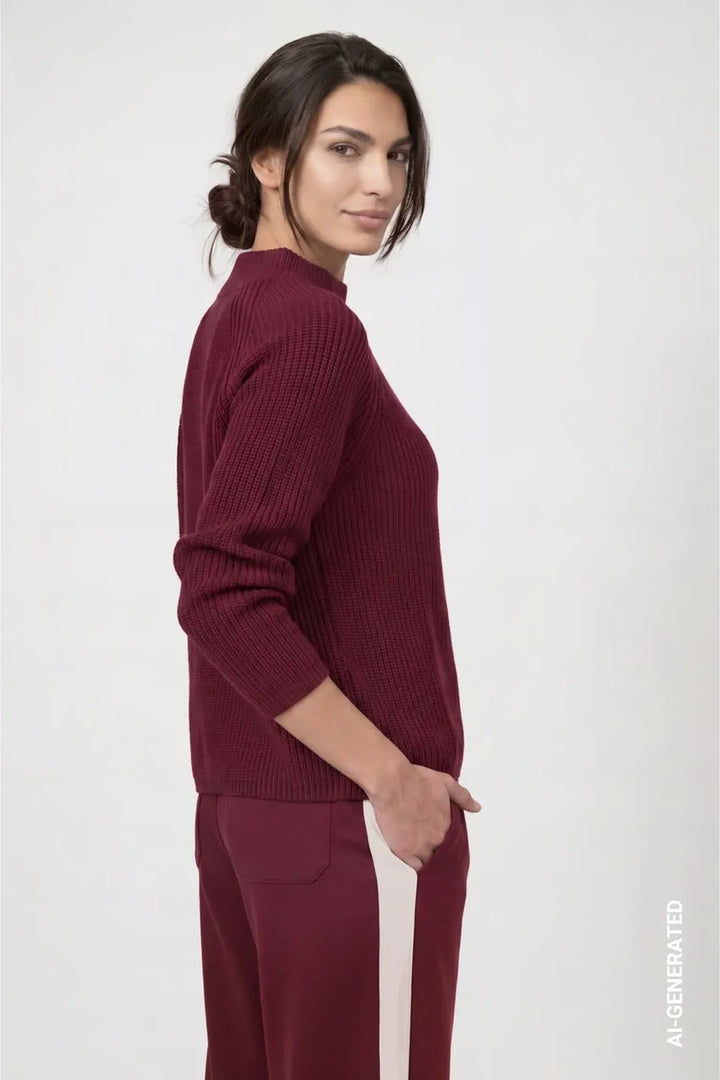 Tricot à col montant pour femme Monari