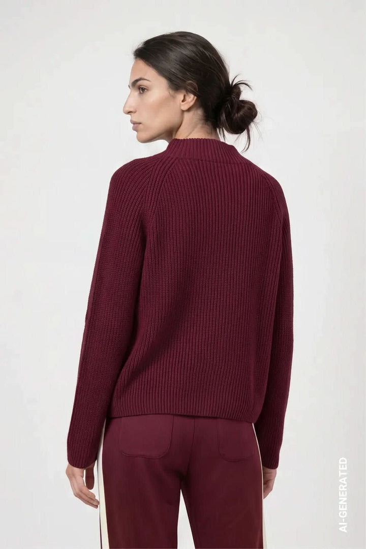 Tricot à col montant pour femme Monari