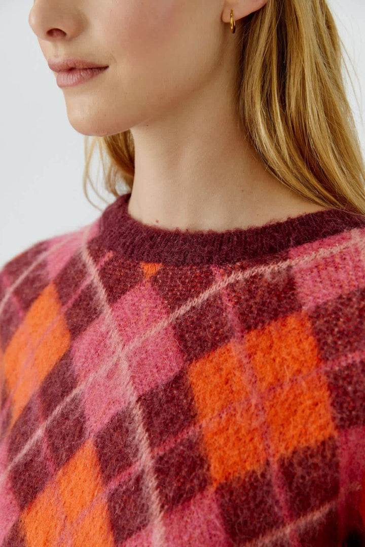 Chandail en laine et mohair pour femme Oui