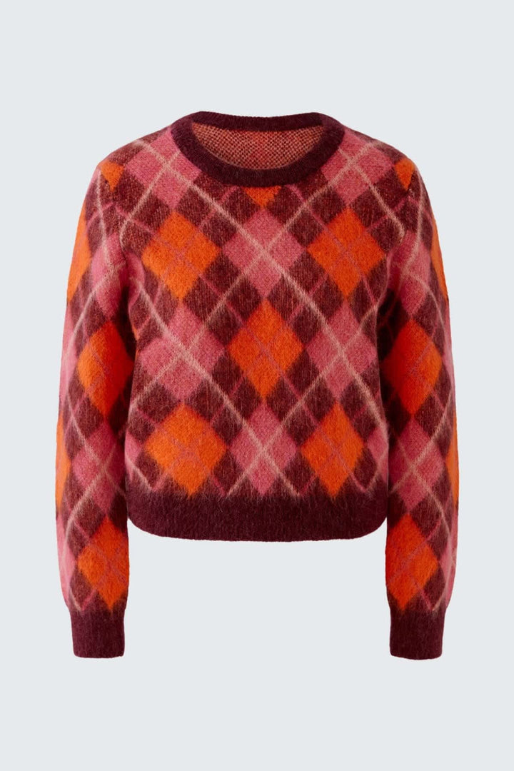 Tricot en laine et mohair pour femme Oui